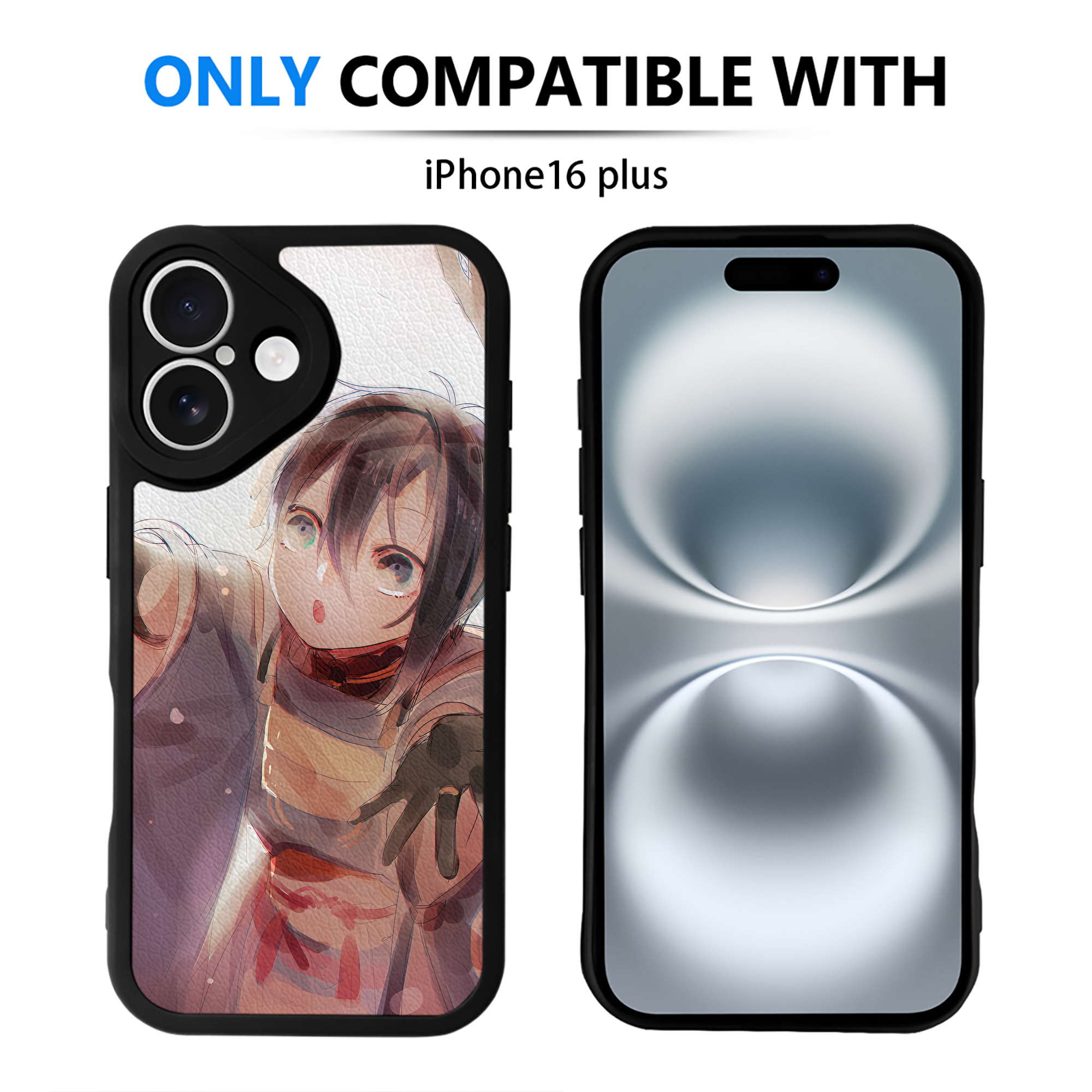 （画像用） 刀剣乱舞 Touken Ranbu 【iPhone 16シリーズ対応】シリコンスマホケース（レザー調） 材質：シリコン